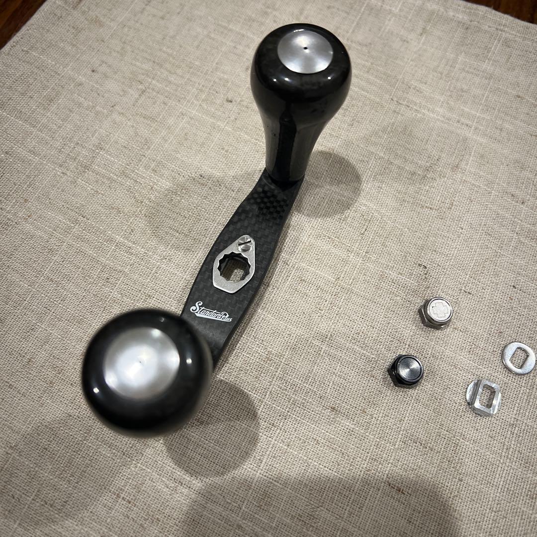 スタジオコンポジットハンドル96mm R29XL カーボン ラバーコーティング⑩