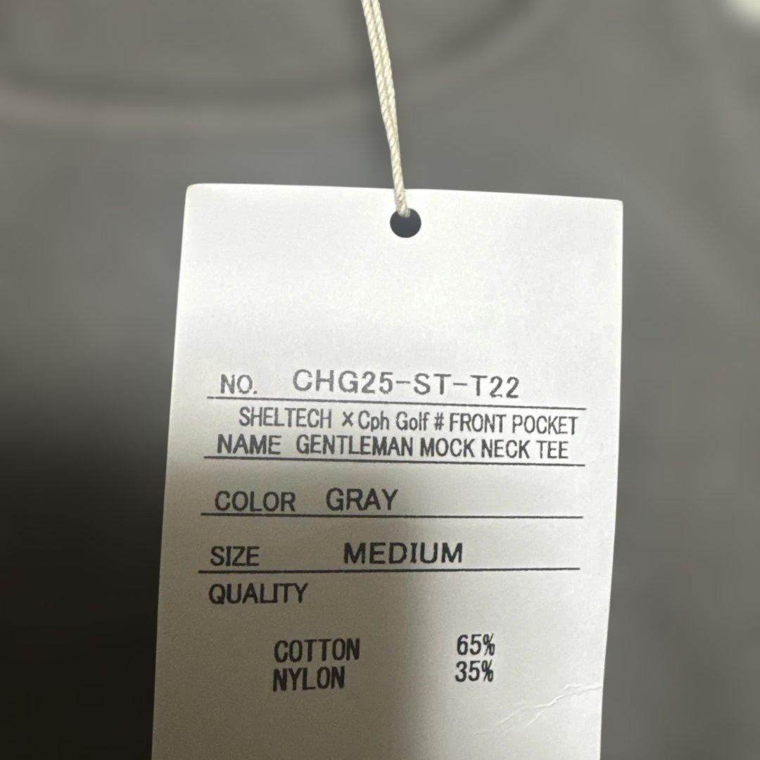 SHELTECH × Cph POCKET MOCK NECK TEE