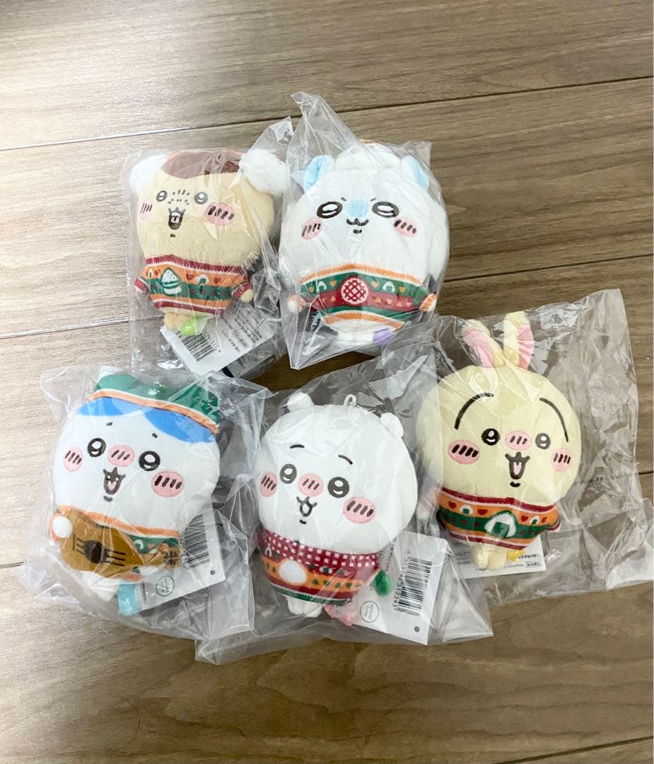 ちいかわエニマイくじ　D賞5種類コンプリート