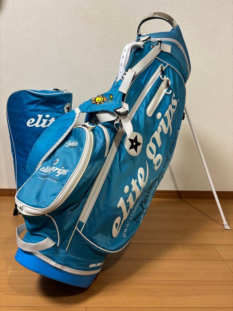 希少 elite gripsエリートグリップ 軽量スタンドキャディバック