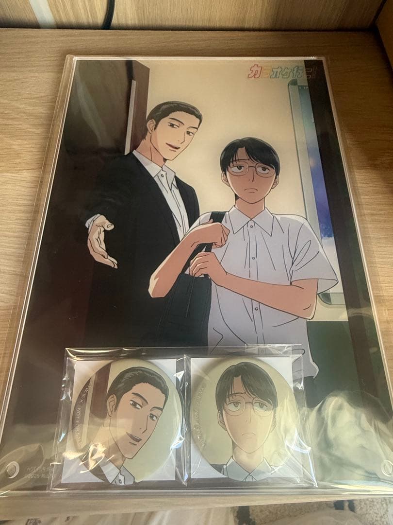 カラオケ⾏こ！Blu-rayカドスト購入特典のみ アクリルプレート＆缶バッジ2個