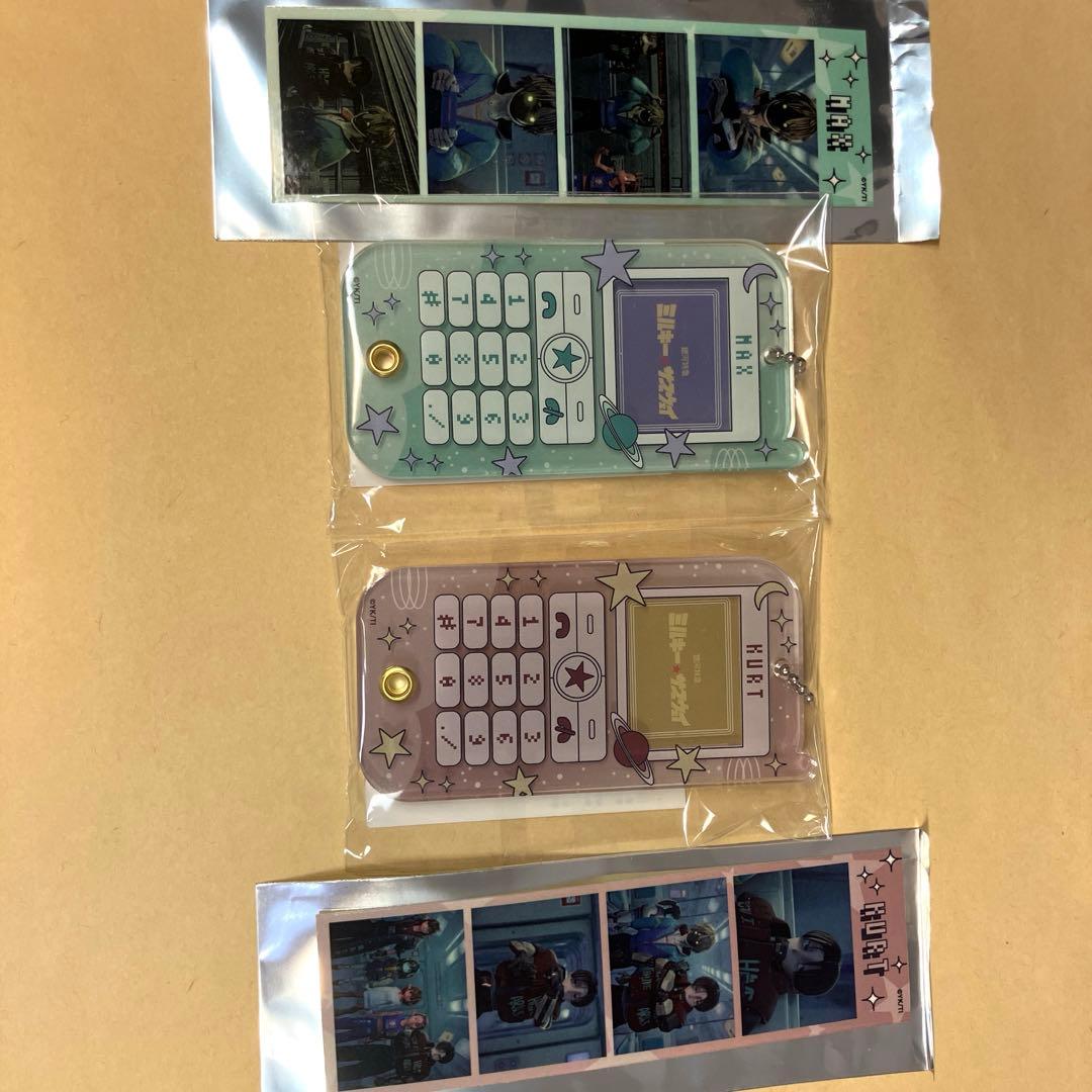 ミルキー⭐︎サブウェイ　携帯風アクリルケース＆プリ風シール（マックス、カート）