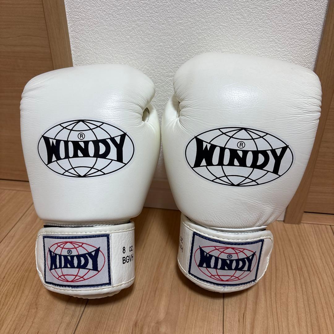 WINDY ボクシンググローブ ホワイト 8oz