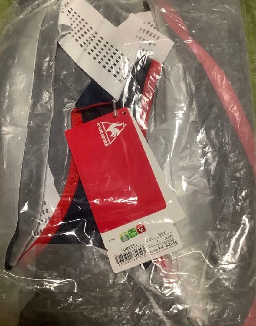 ルコックスポルティフ ビブロングパンツ Lサイズ QCMNGD61 ネイビー