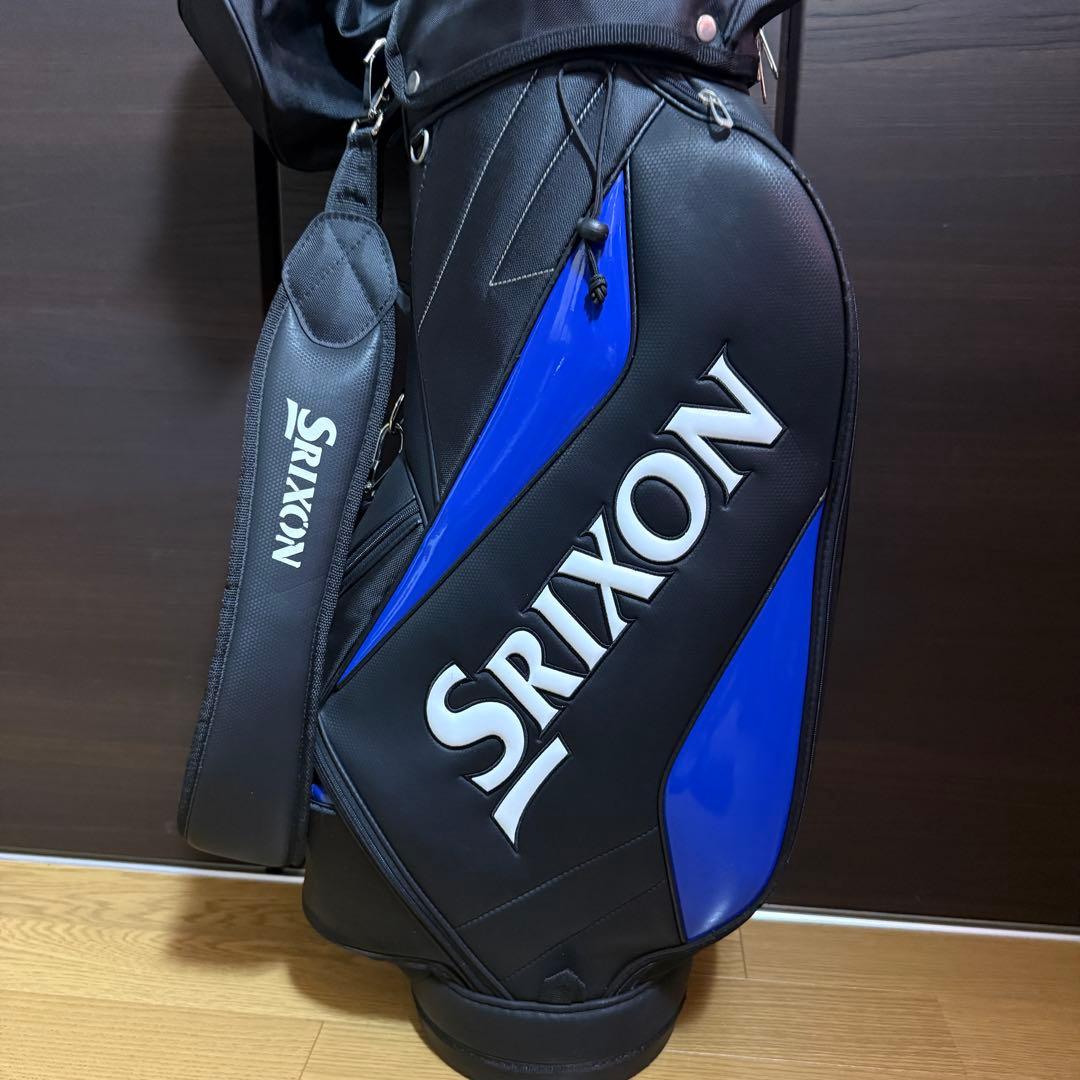 Srixon キャディバッグ ゴルフバッグ ブルー ブラック