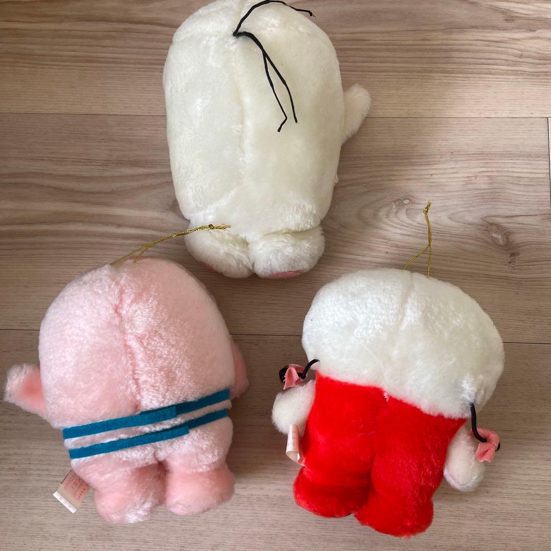 藤子不二雄 オバケのQ太郎 ぬいぐるみセット　レトロ　非売品　アニメ　当時物レア