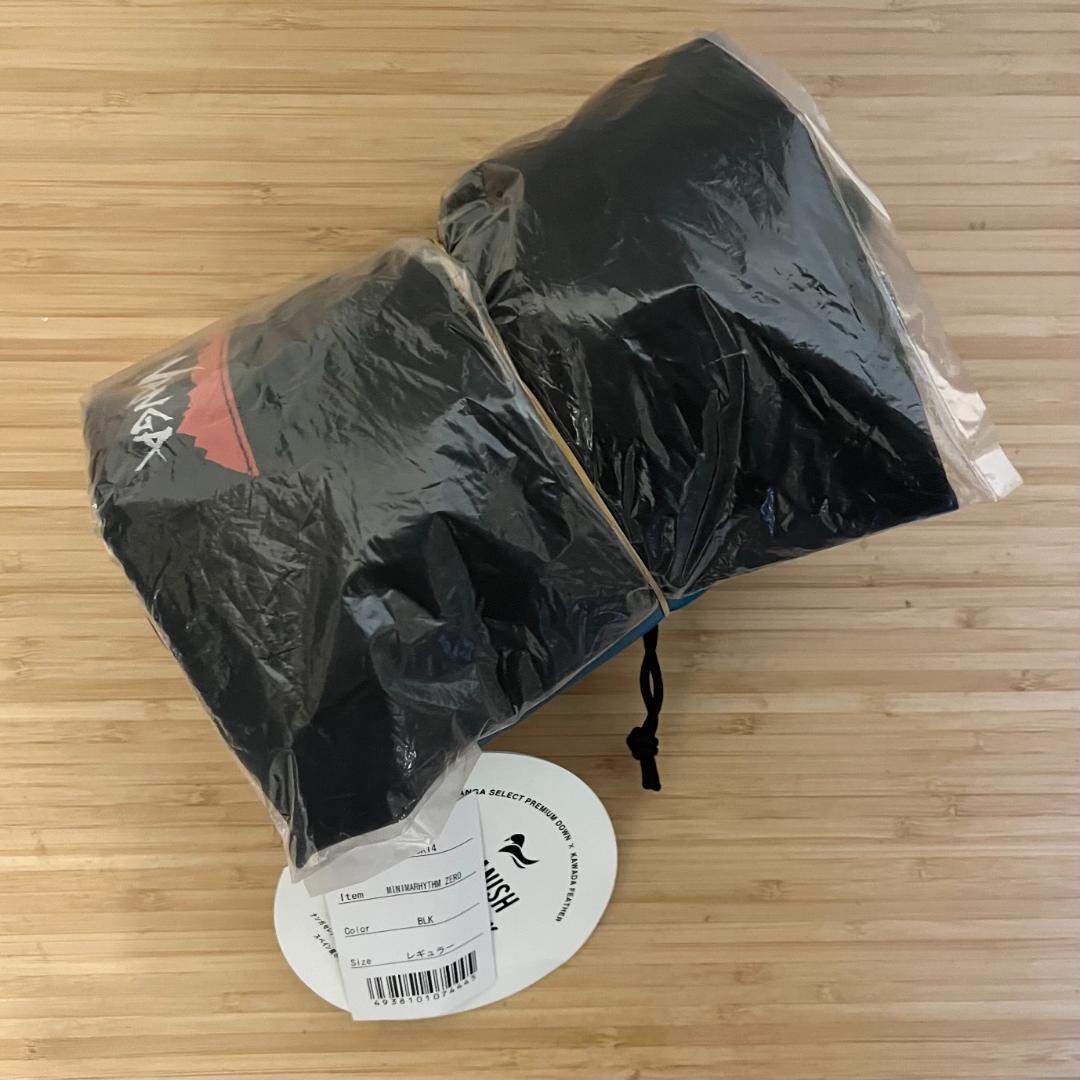 新品 未使用 NANGA ナンガ ミニマリズム ゼロ ブラック