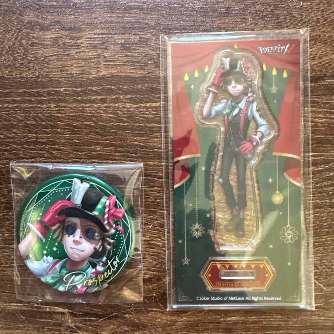 第五人格　探鉱者　ロフト　2020 クリスマス　アクリルスタンド　缶バッジ