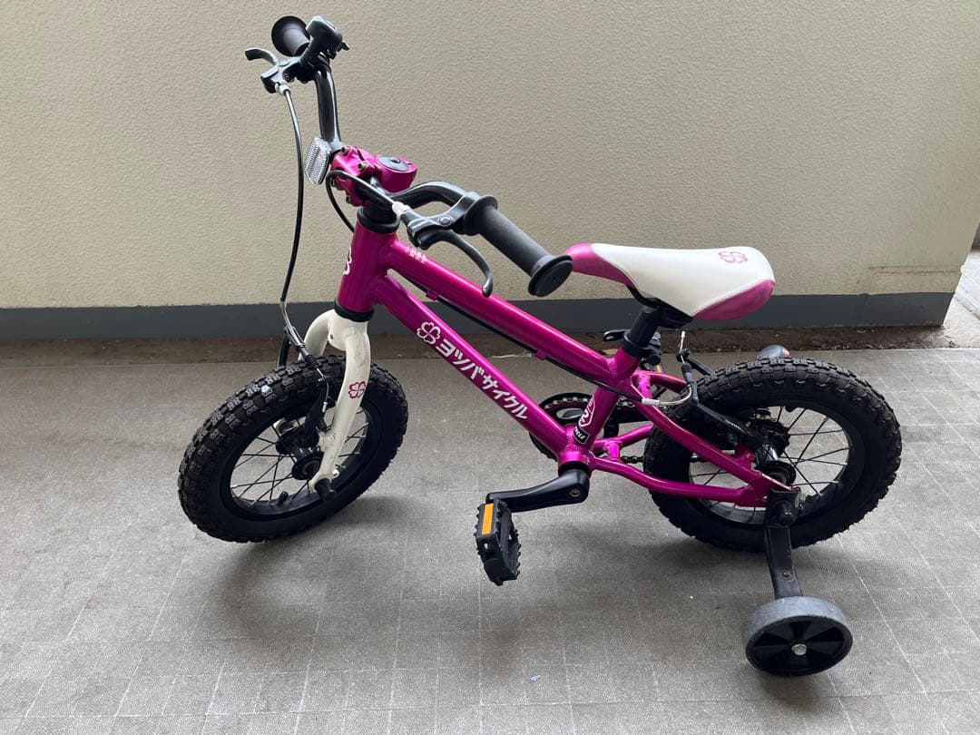 【送料込】ヨツバサイクル12インチ　パープル