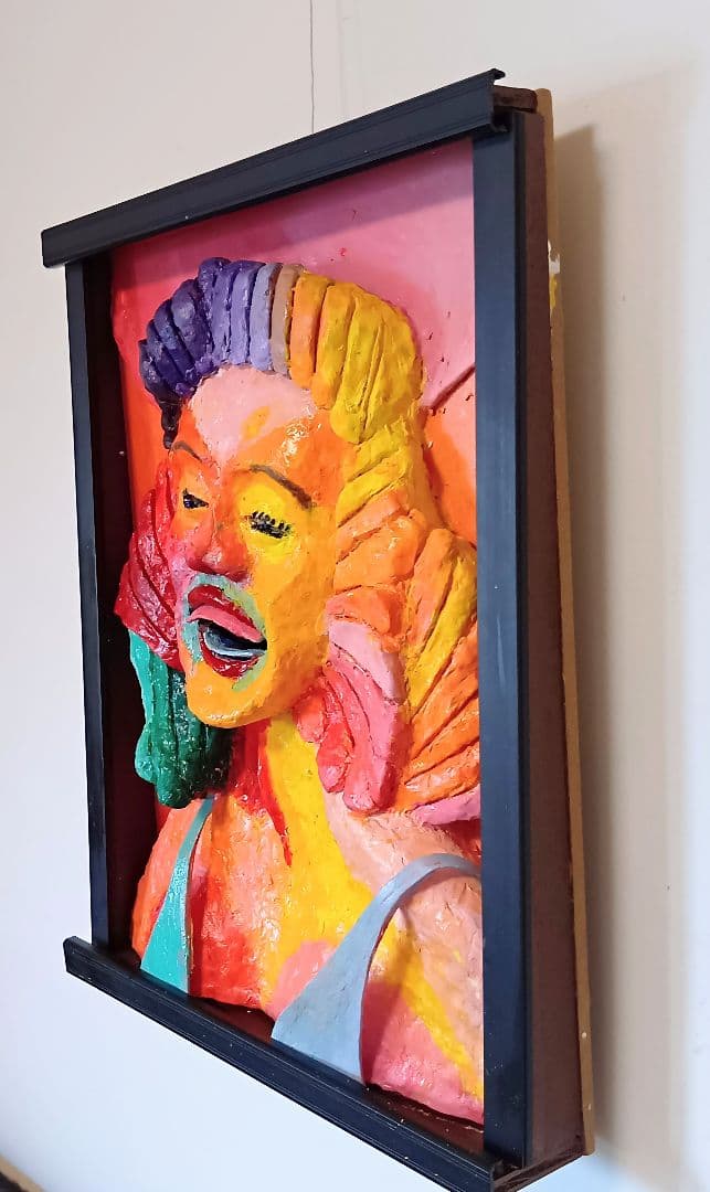 「塗って笑って」（未来絵画）