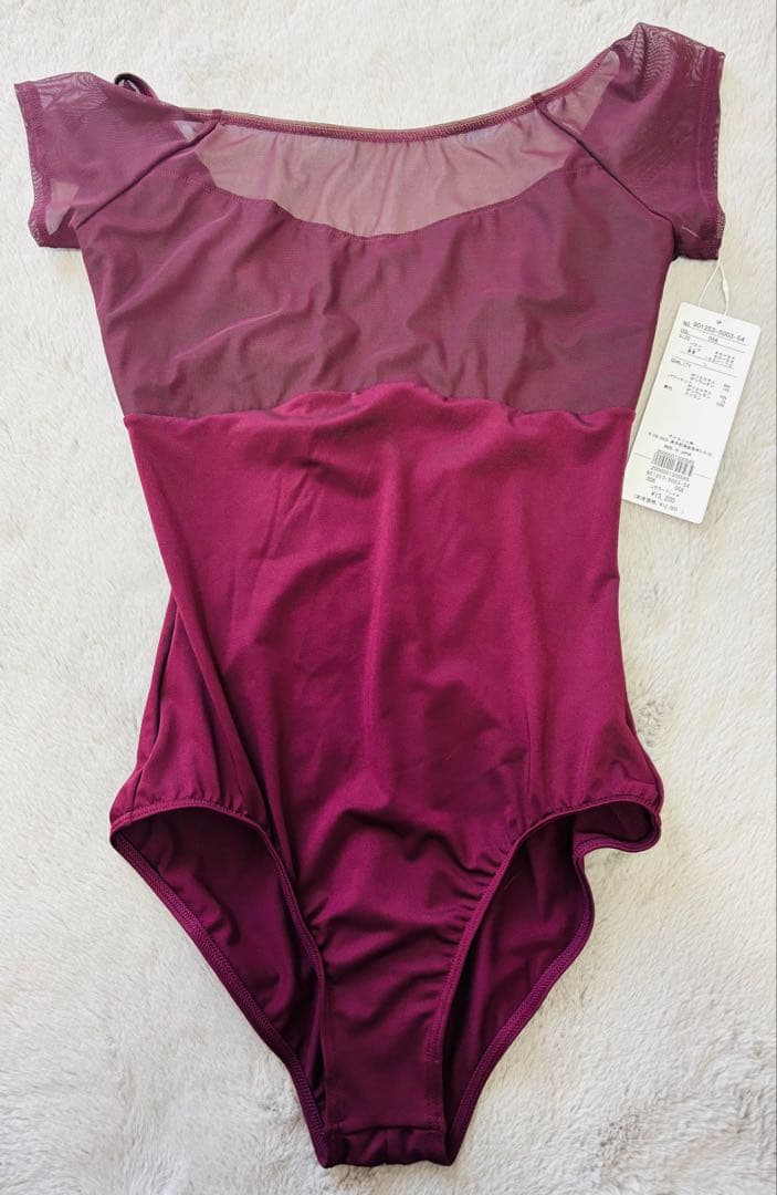 【新品】チャコット　レオタード Lサイズ　バーガンディ