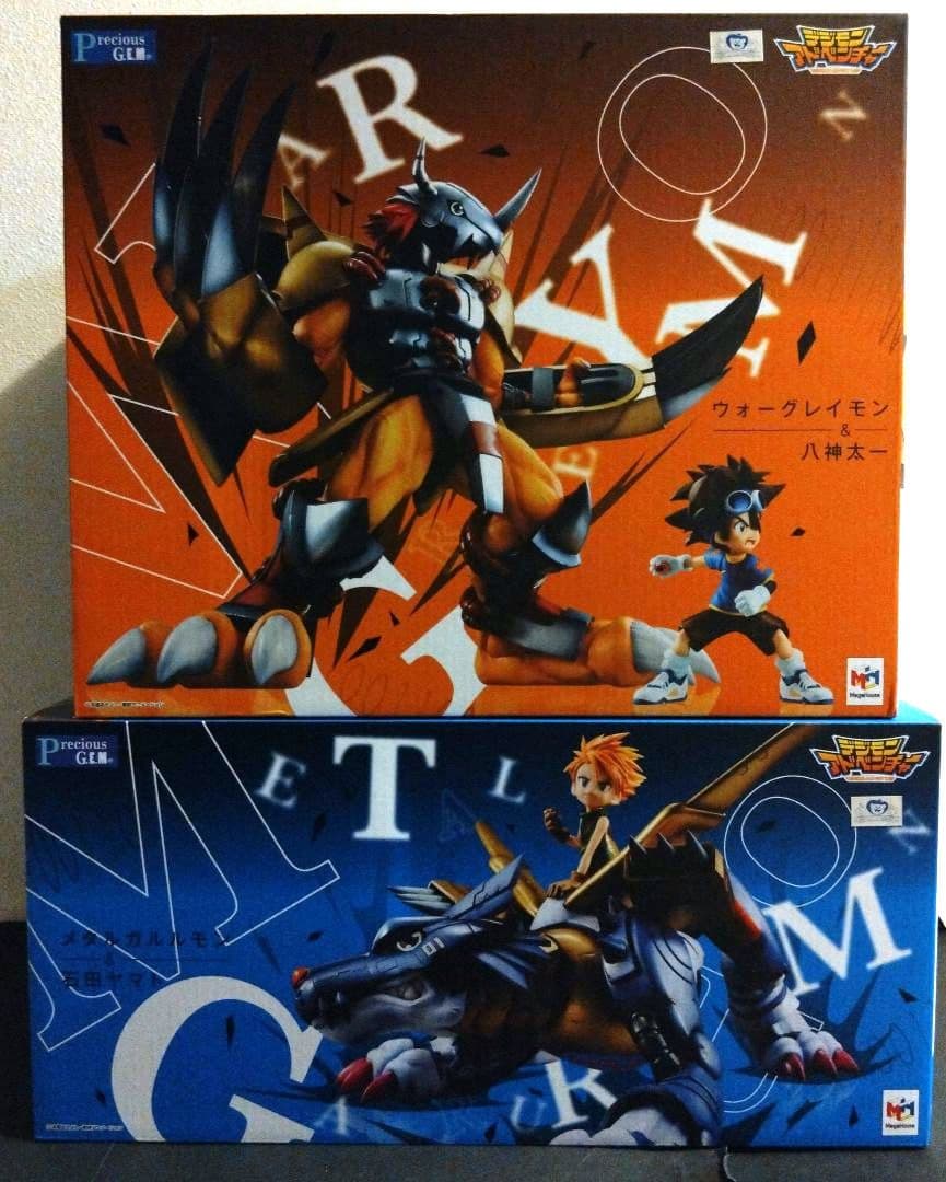 G.E.M　デジモン　フィギュア　ウォーグレイモン　メタルガルルモン