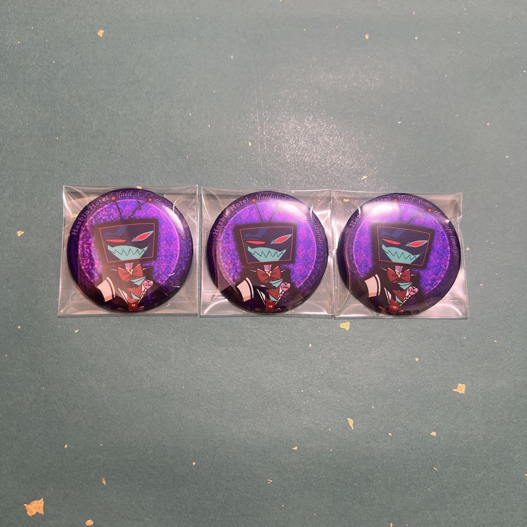 ハズビンホテル アニメイトカフェ アニカフェ 缶バッジ ヴォックス VOX 3点