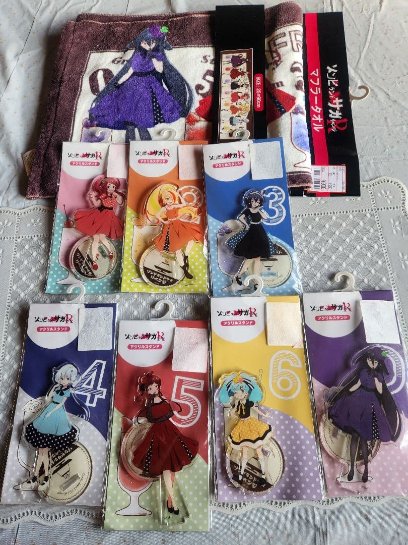 ゾンビランドサガ　Availコラボ アクリルスタンド　マフラータオル