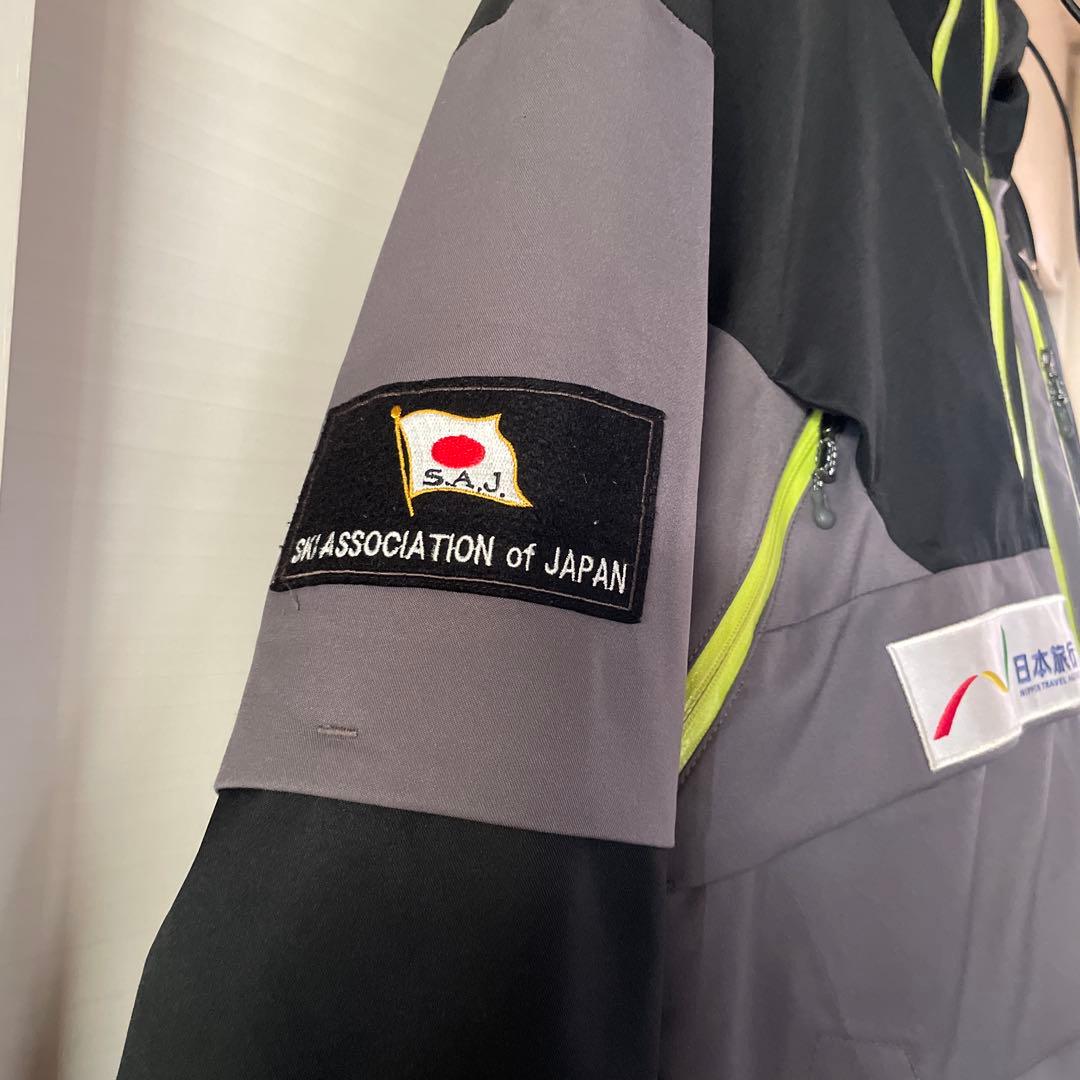 Mizuno スキーウェア グレー ブラック SAJロゴ