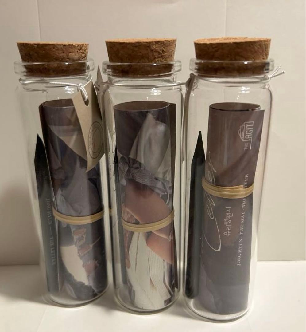 ジョンヒョン The Letter ソロ　グラスボトル　セット　SHINee