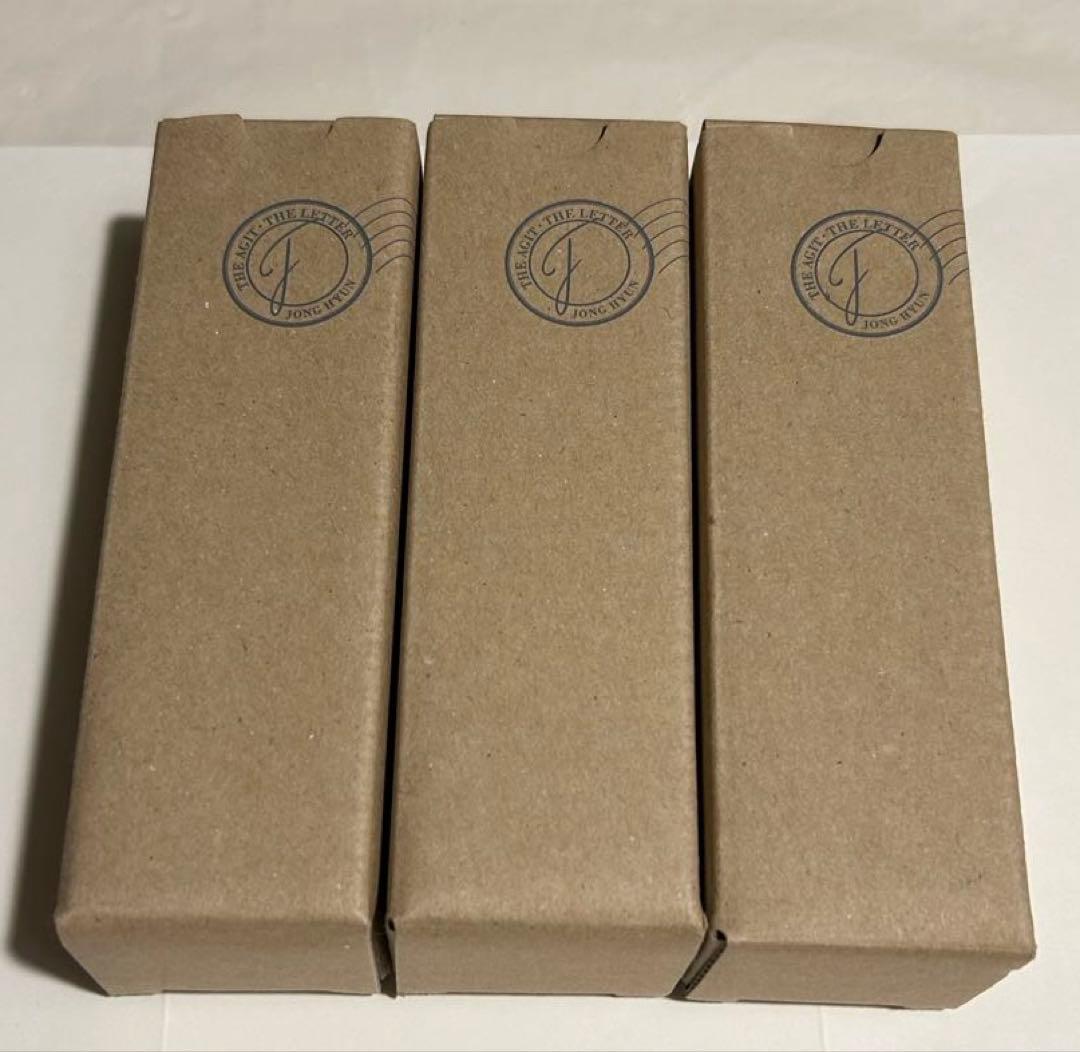 ジョンヒョン The Letter ソロ　グラスボトル　セット　SHINee