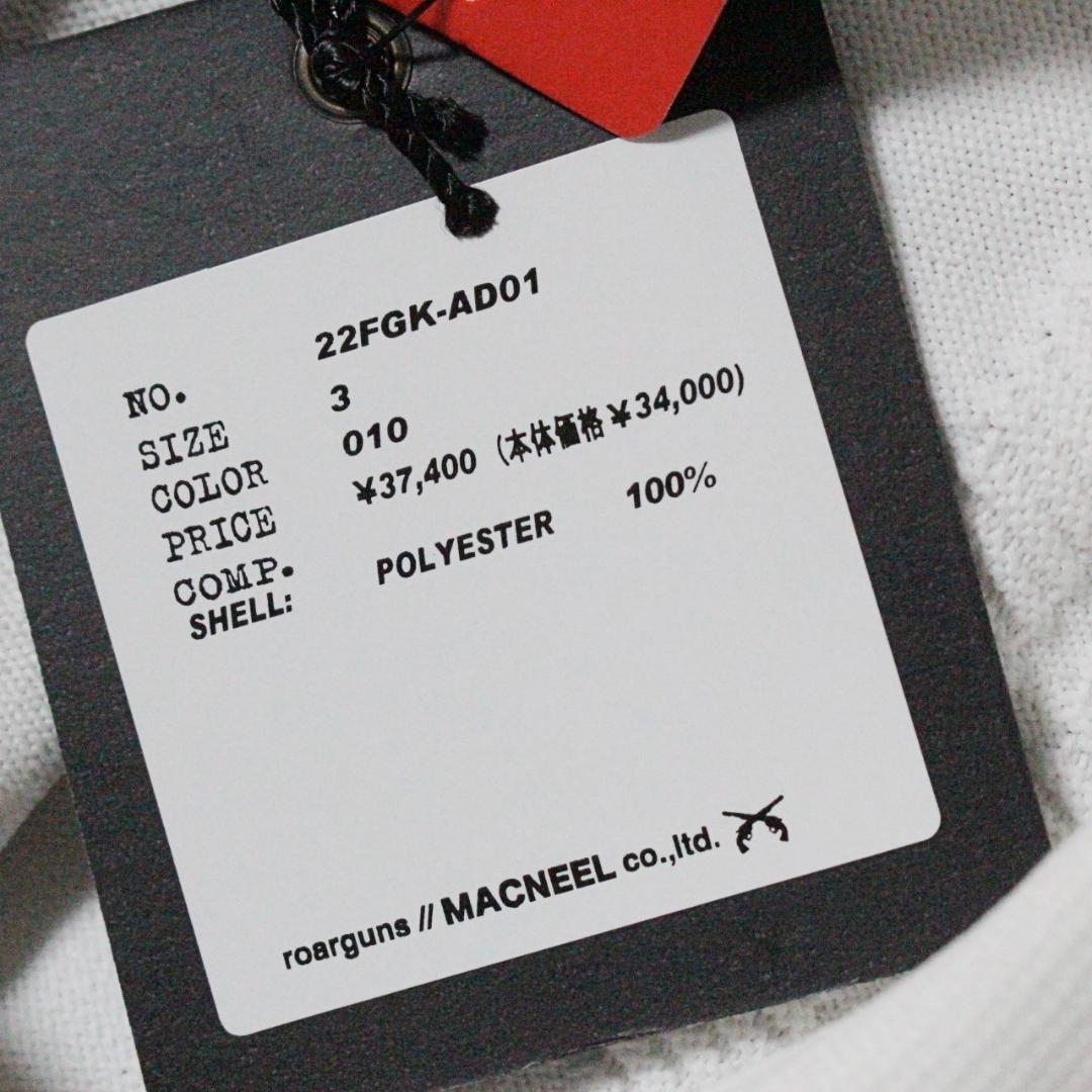 新品 ロアーガンズ AddElm ロゴスタッズワッペン ニットポロシャツ L相当