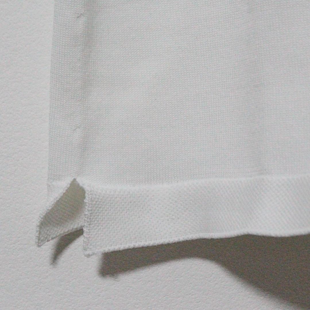 新品 ロアーガンズ AddElm ロゴスタッズワッペン ニットポロシャツ L相当