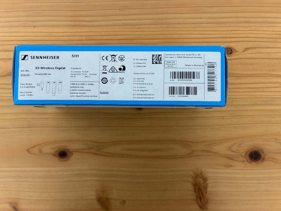 配信機器・PA機器・レコーディング機器 SENNHEISER XSW-D PORTABLE ENG SET