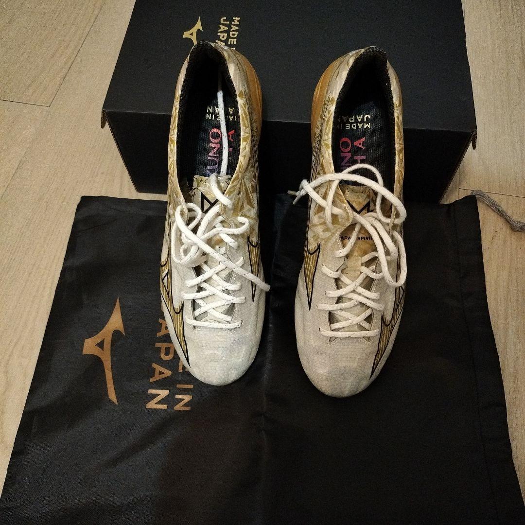 Mizuno α JAPAN 25.5cm ゴールド