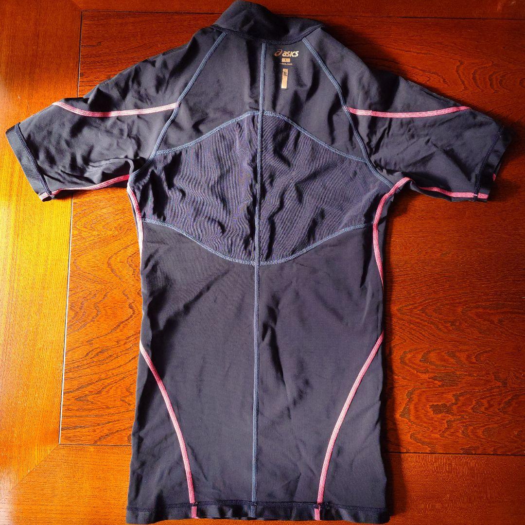 asics 肩バランスレーシングシャツ＆ハムストリングタイツ