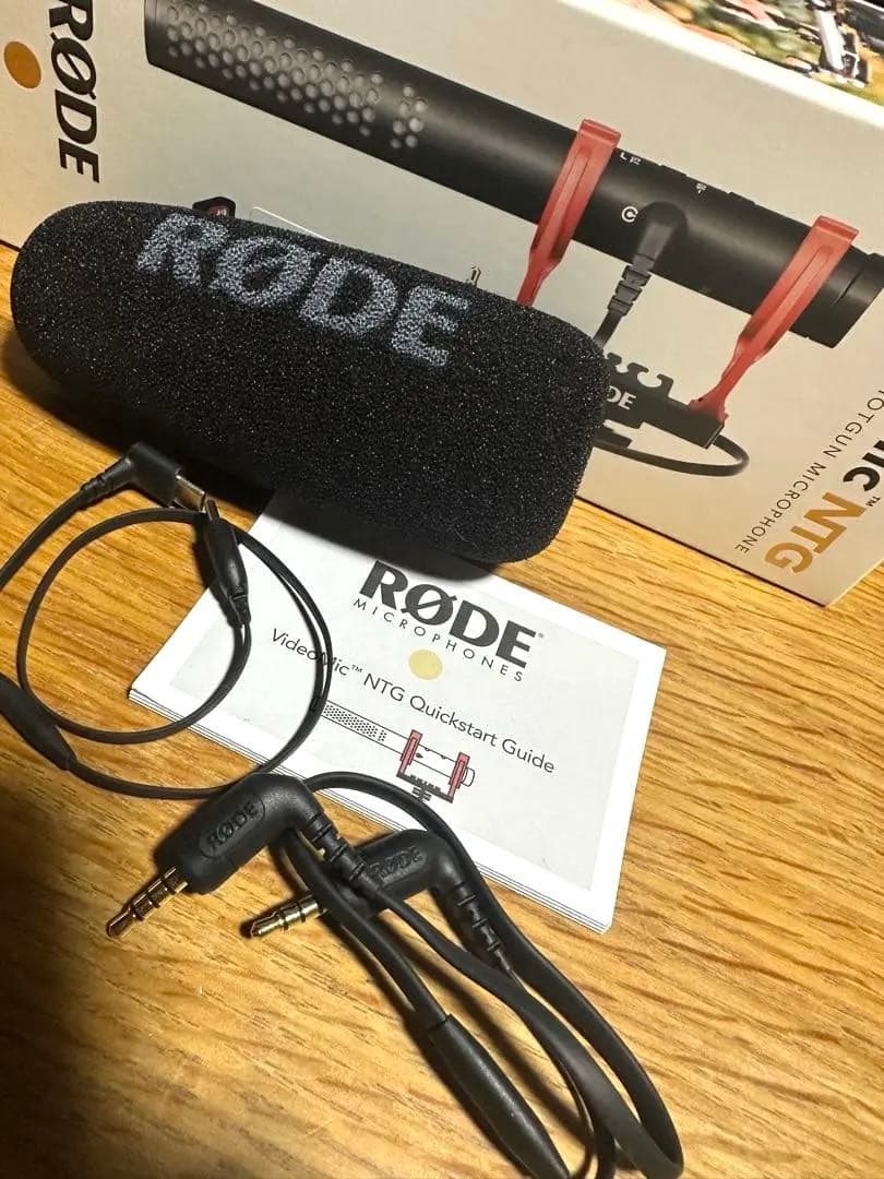 RODE VideoMic NTG コンデンサーマイク 未使用に近い 付属品完備