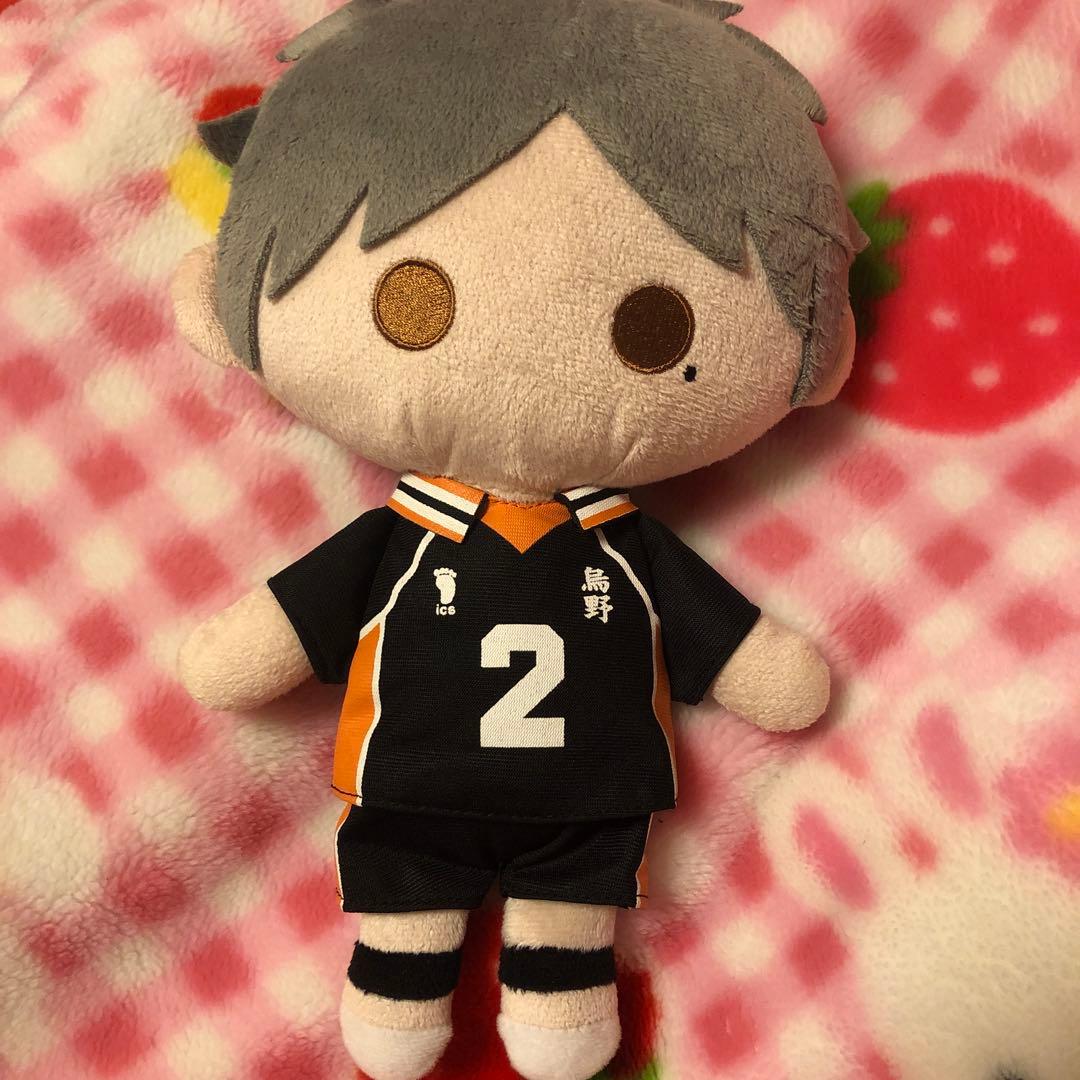 ハイキュー‼︎ 菅原　ぬいぐるみポーチ