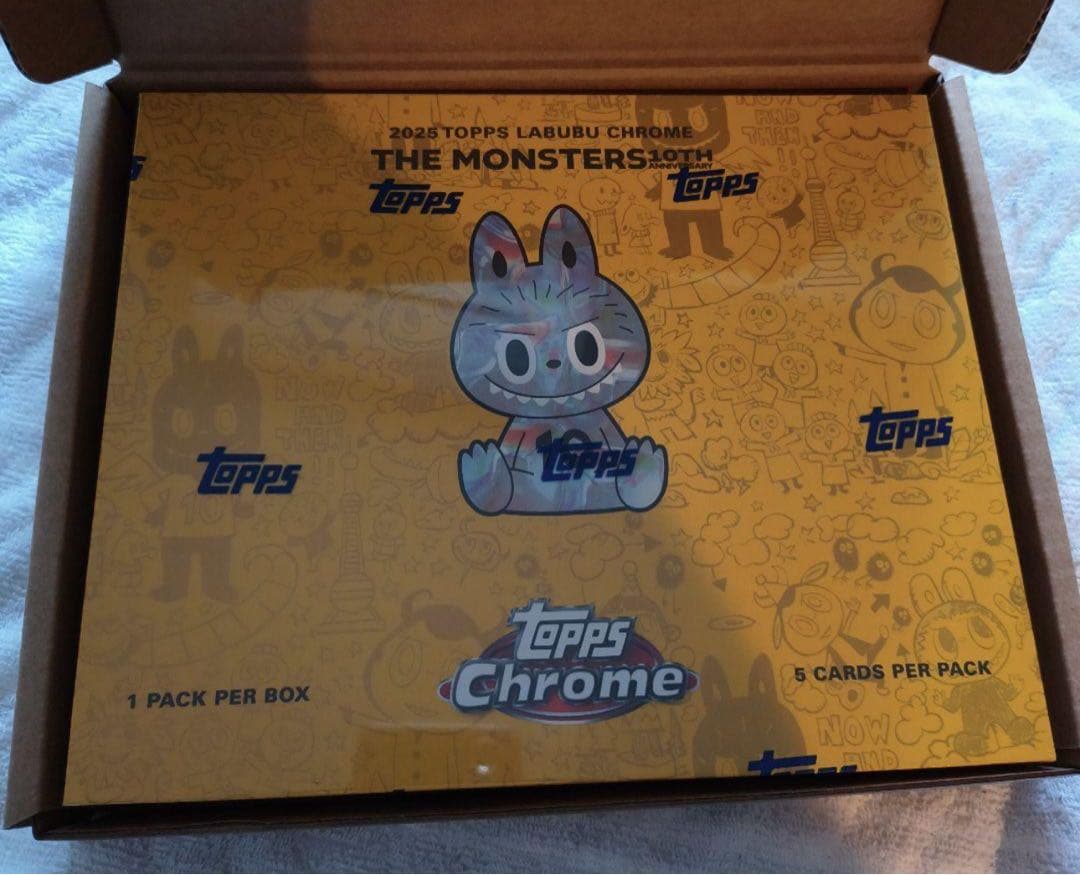 ドラゴンボールカード 2025 Topps Chrome Labubu 5box