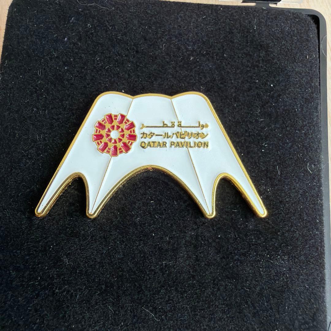 レア　非売品　カタールパビリオン　Qatar 万博　ピンバッジ　Expo