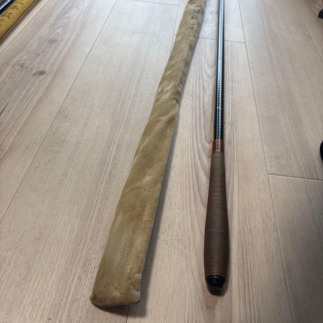 狐綾紋 中硬 18 ヘラ竿 鯉竿