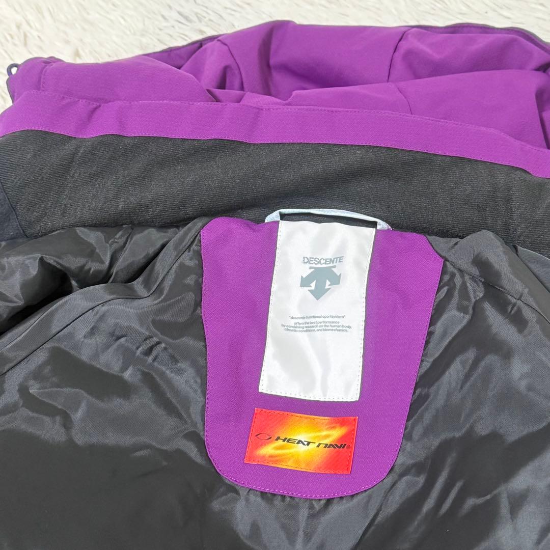 デサント スキーウェア サイズS ヒートナビ 洗える 上下セット 暖かい