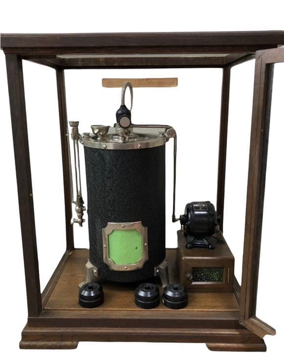 昭和初期　古い薬屋さん　フエバー特製　電動電気加湿　二球装置　検度器/戦前　薬局