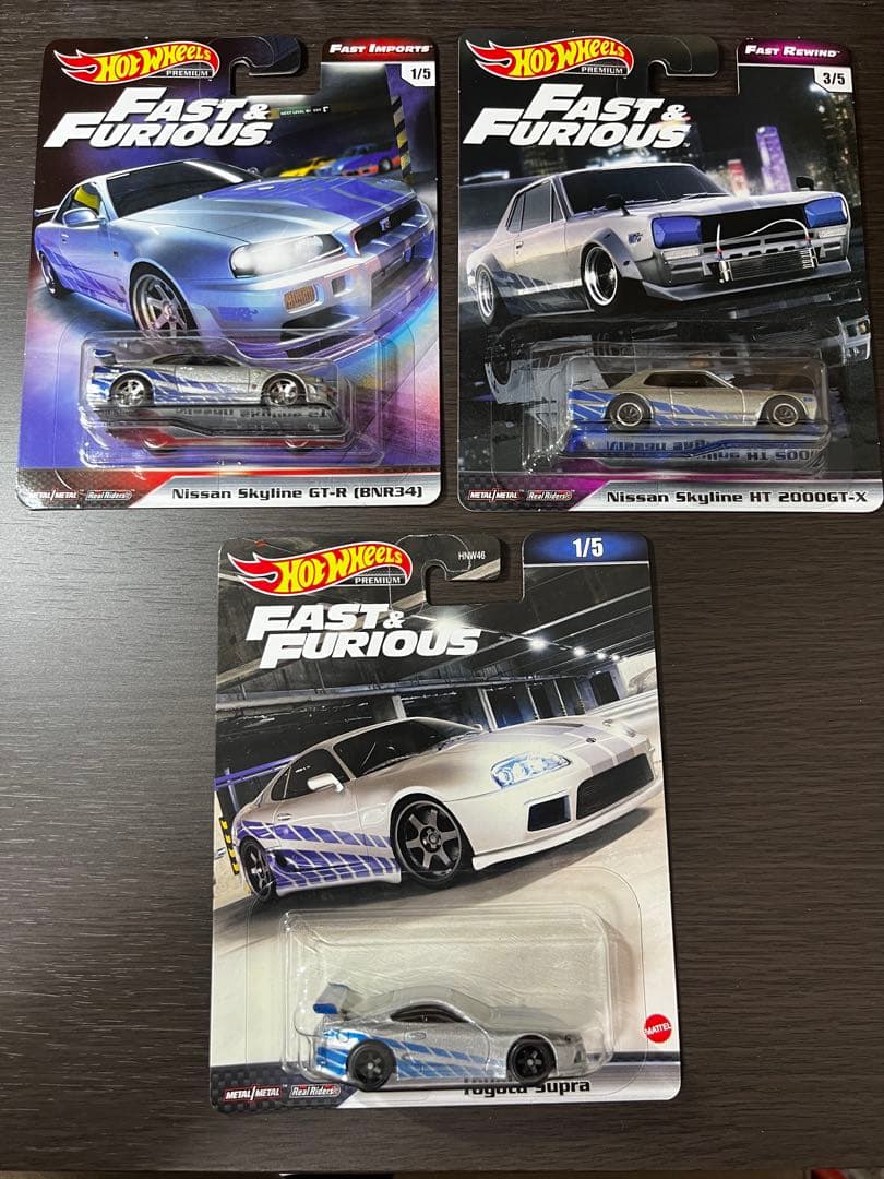 m*h様 Fast & Furious ミニカー 3台セット