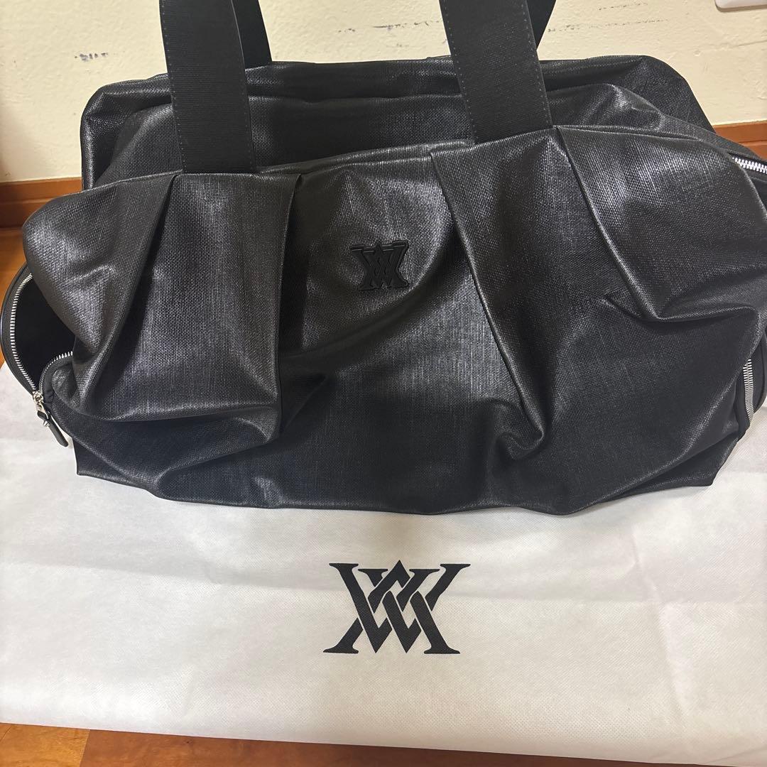 【美品】ANEW アニュー ゴルフバッグ　黒　ボストンバッグ　不織布つき