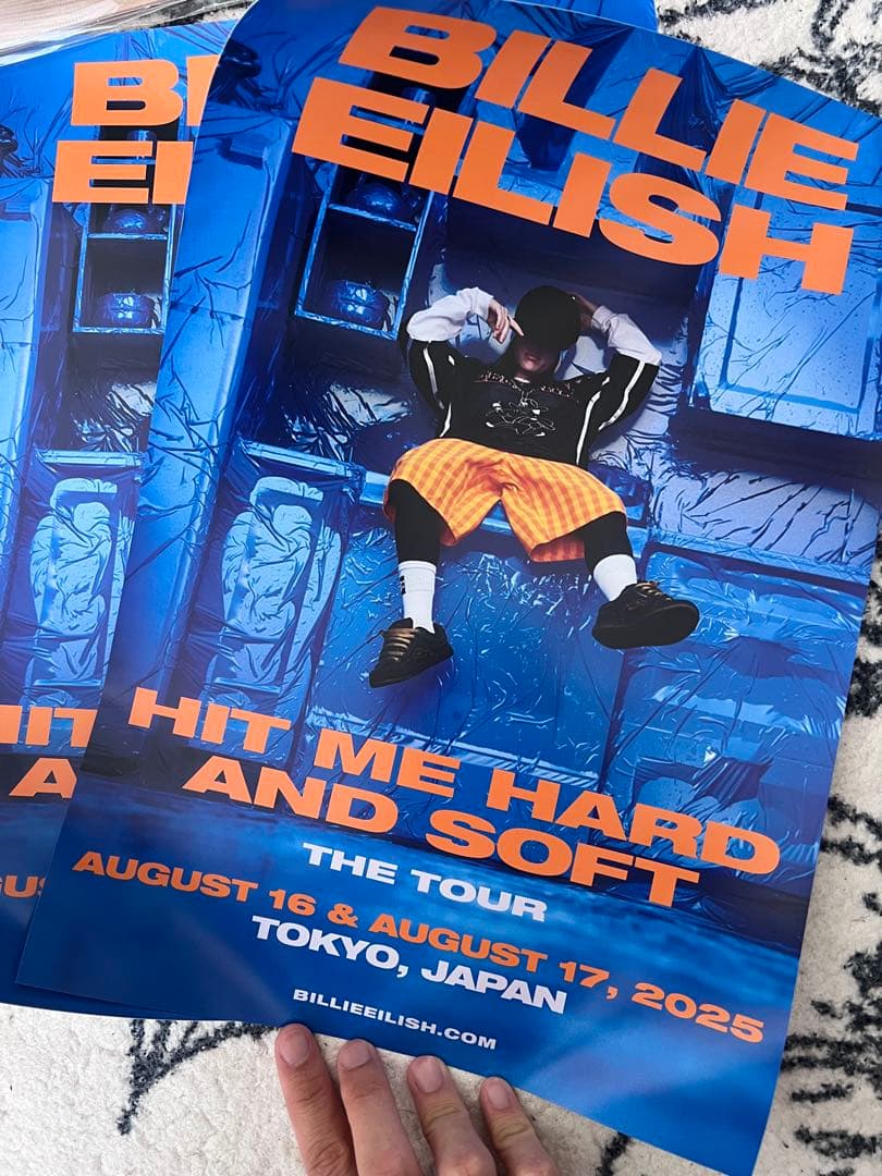 【激レア】Billie Eilish CD購入特典 限定日本ツアーポスター