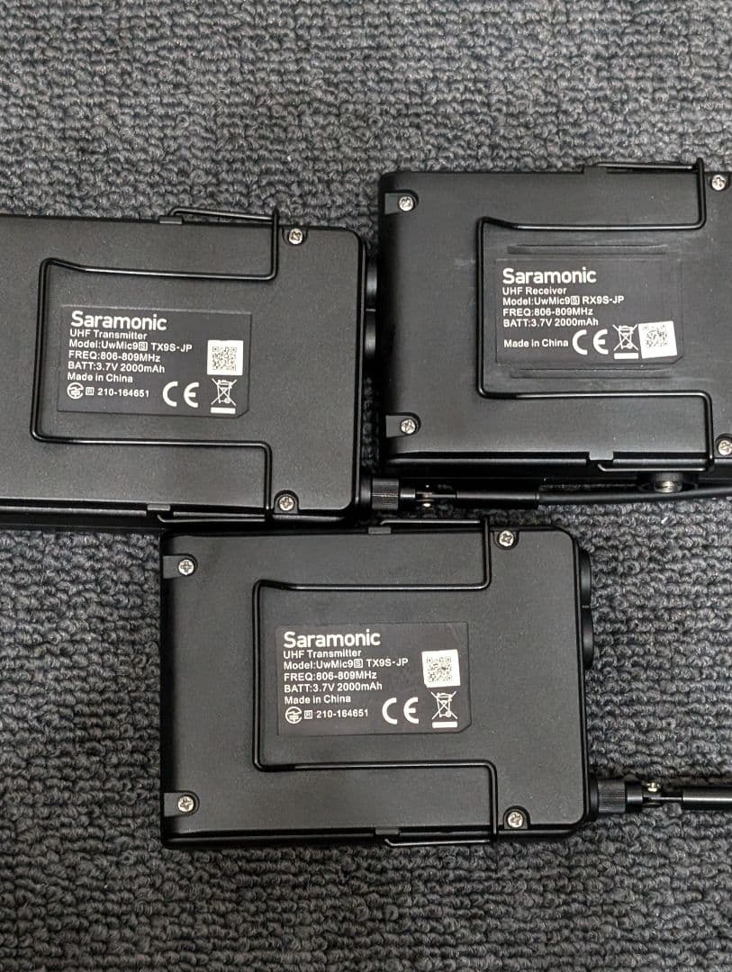 Saramonic UwMic9S Kit2-JP ワイヤレスマイク
