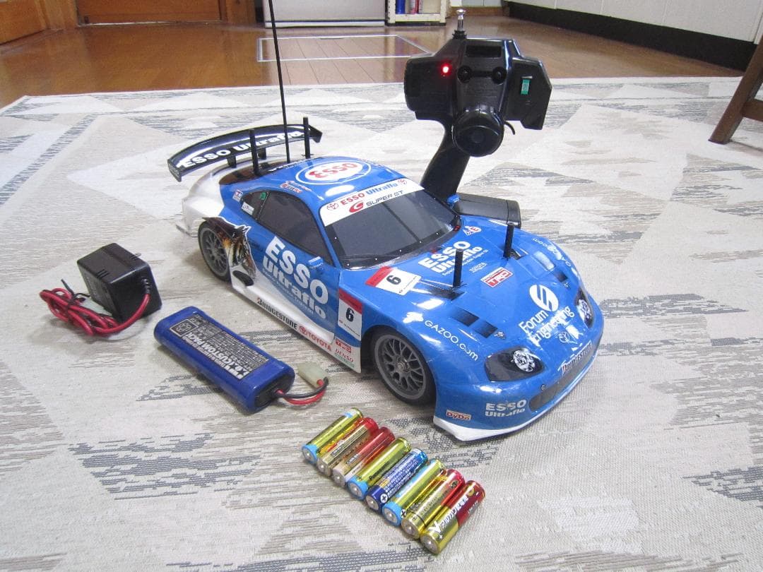 完全動作品 1/10 TT01 カスタム エッソ ウルトラフロー スープラ 送込