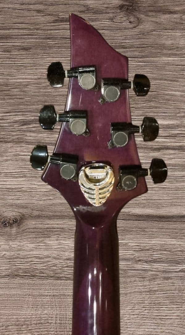 ESPグラスルーツフォレスト シースルーフロイトローズ、ダンカン エレキギター