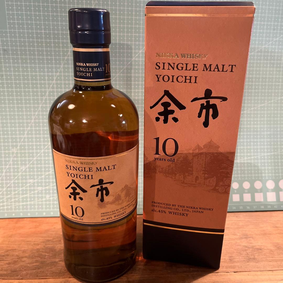 余市10年　箱付き