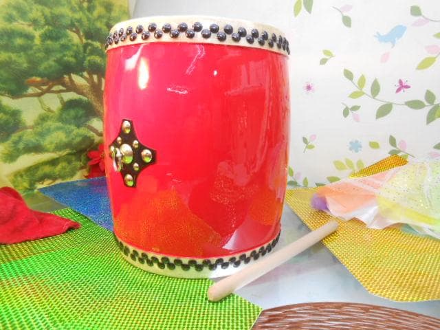 個数限定　新品未使用(送料無料)14.000円　エイサー用小太鼓14cm撥付き