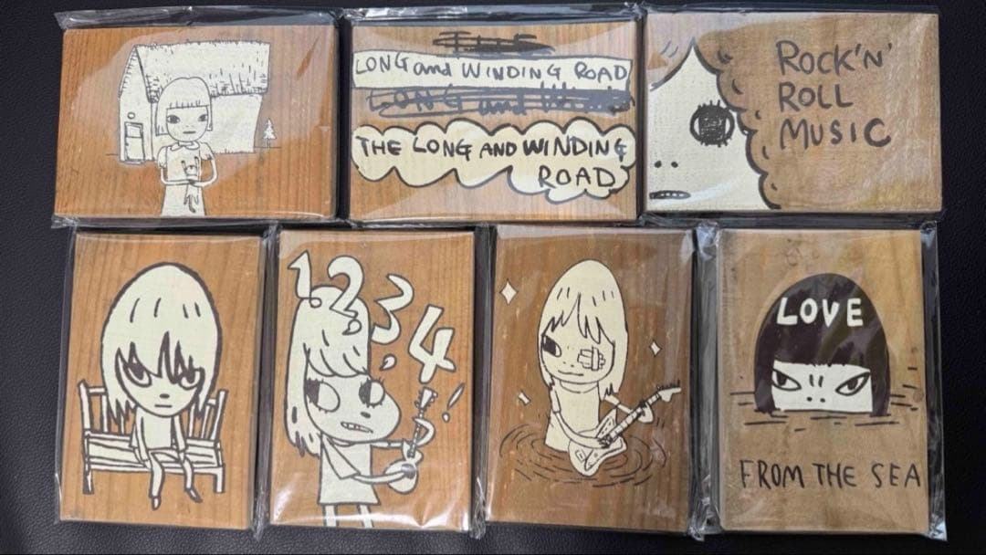 限定　レア　奈良美智　青森県立美術館　ポストカード　りんご箱