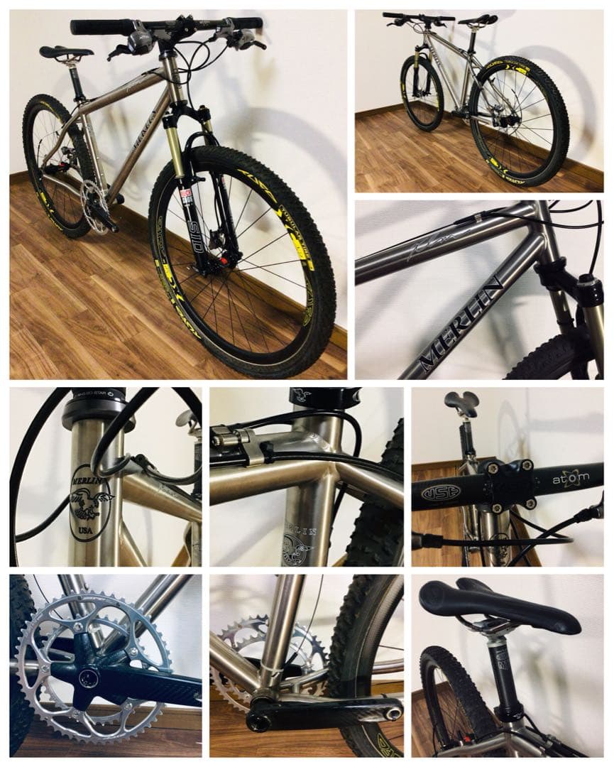 USA MERLIN MTB チタニウム XLM 半完成車 S 未使用 半値以下