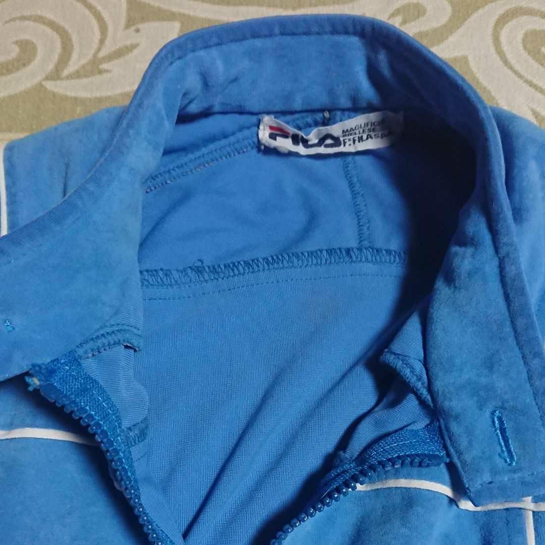 ×13【80s used 貴重】フィラ ボルグ ライダース ジャケット/Borg