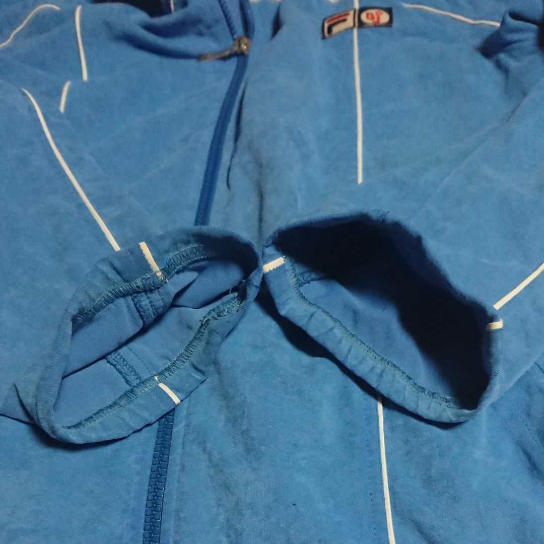 ×13【80s used 貴重】フィラ ボルグ ライダース ジャケット/Borg