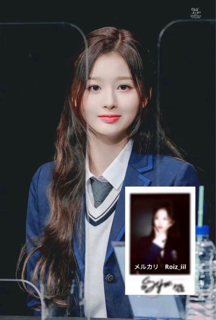 NMIXX ソリュン サイン入りチェキ サイン入りポラロイド