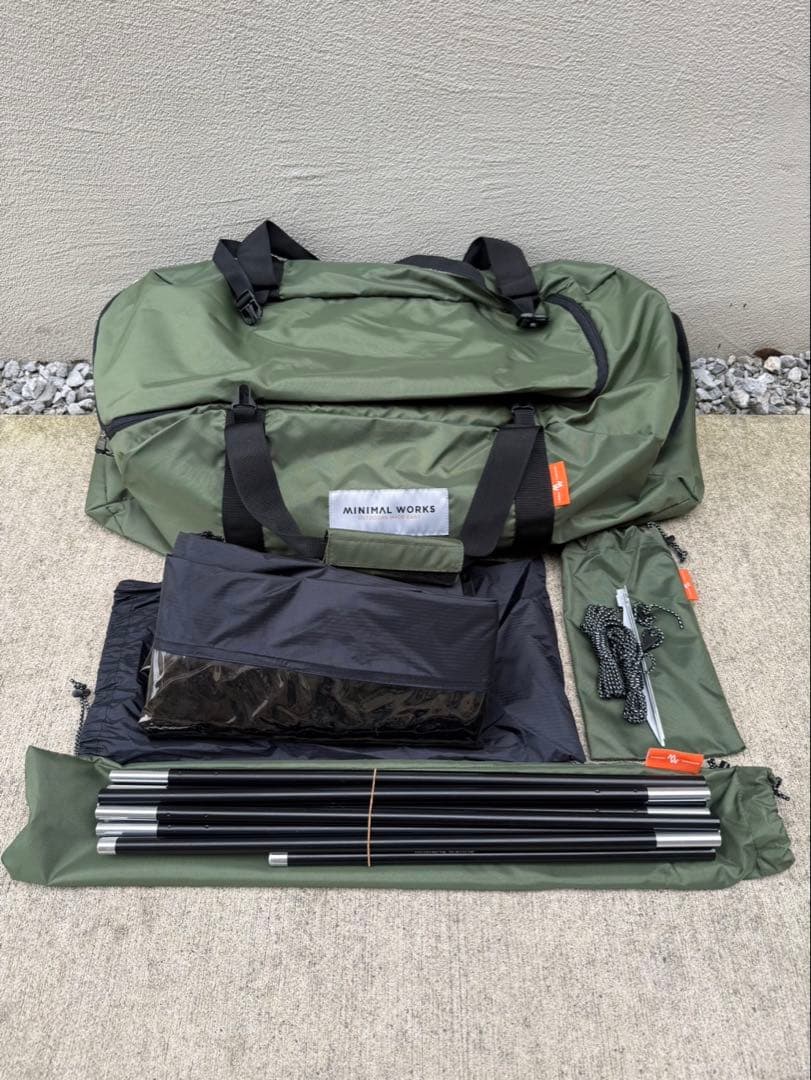 MINIMAL WORKS シェルターGH オリーブ ベスティビュールセット