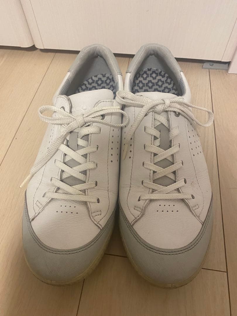 ECCO ホワイト ゴルフシューズ　サイズ43