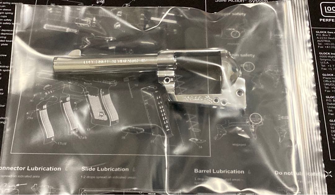 新品 未使用 ハートフォード SAA 用 シルバー シビリアン バレル フレーム