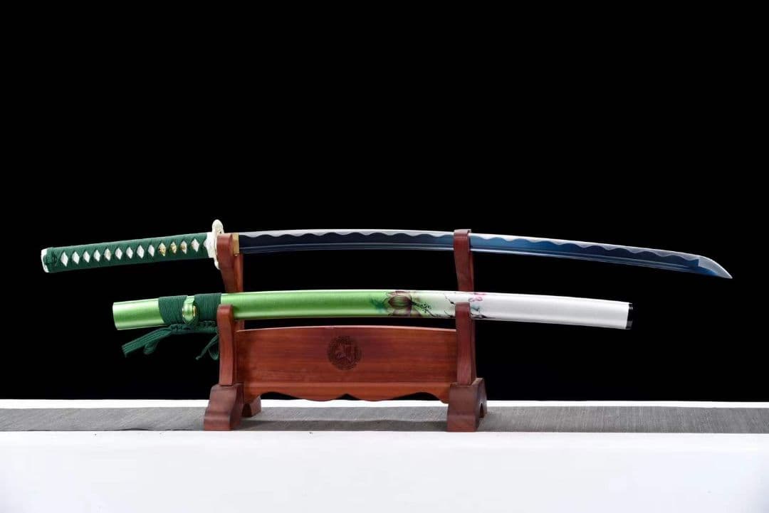 焼藍武士刀『好運蓮蓮』 武具　刀装具　日本刀　模造刀 居合刀